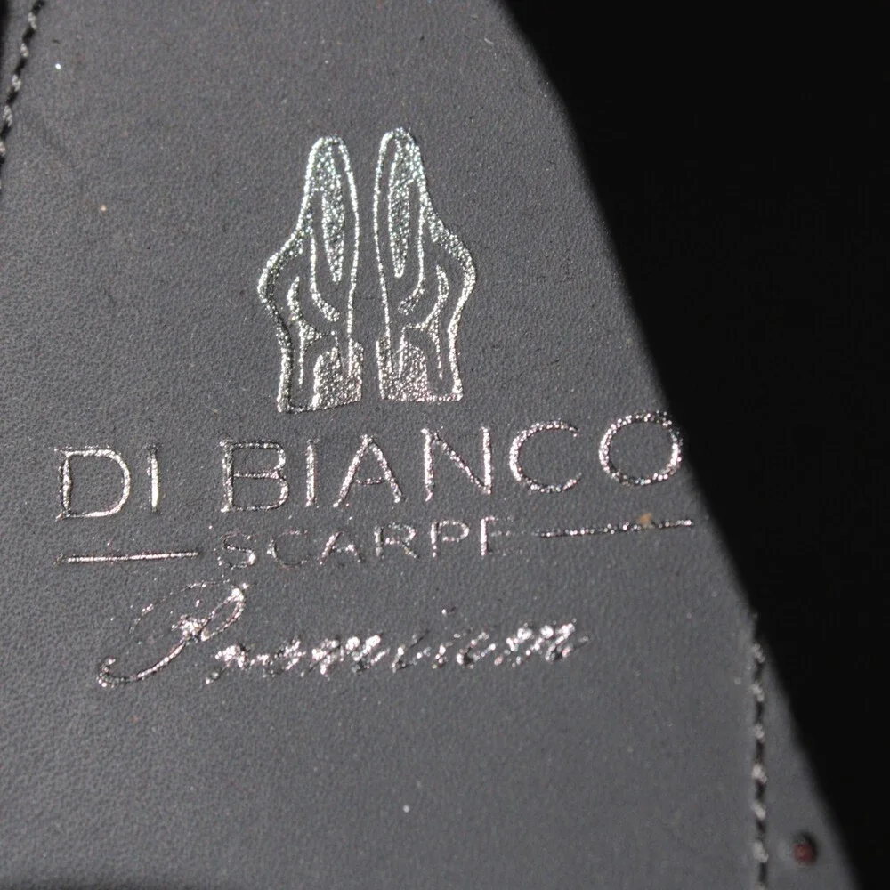 Di Bianco NWD Single Monk Strap Dress Shoes Size 9 US in Brown Leather